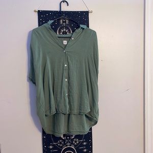 A gap green blouse